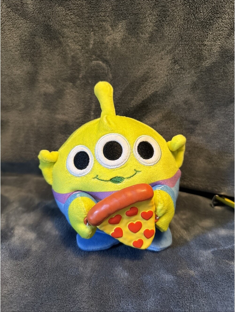 ZURU Snackles Disney Pixar Toy Story Alien Plush Stuffed Animal w/ Pizza, Small